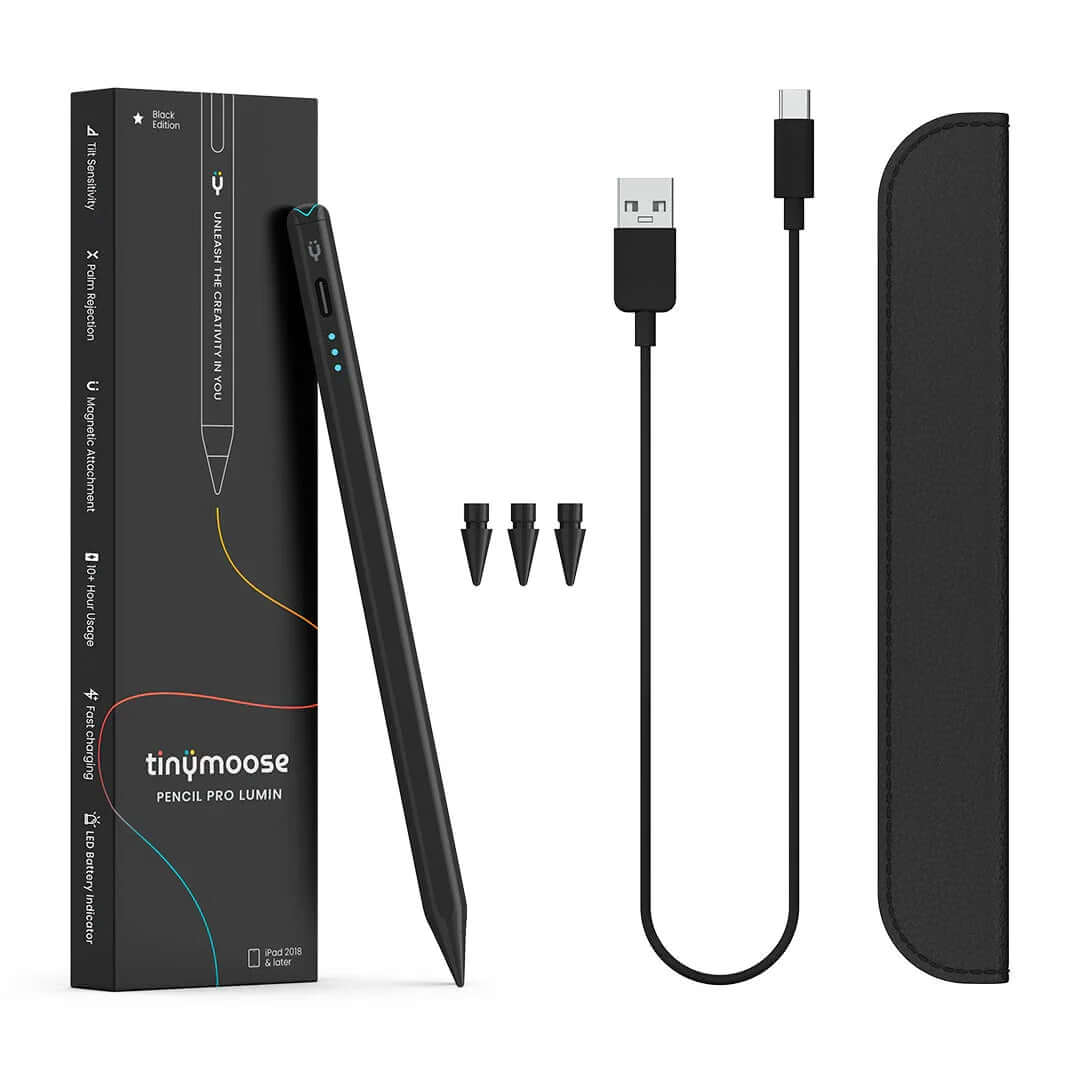 Pencil Pro Lumin Alpine White – iPad stylus with LED and palm rejection
