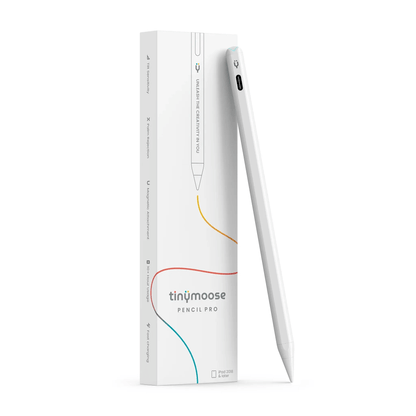 Pencil Pro - iPad Pen With USB-C Charging | Pearl White, with packaging