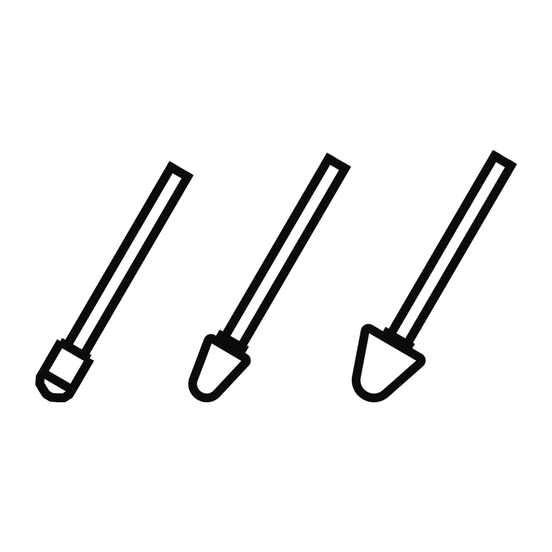 Tinymoose Pencil X – includes the stylus, 3 replacement nibs, USB-C charging cable, and a protective leather case | قلم تاينيموس إكس – يشمل القلم، ٣ رؤوس بديلة، كابل شحن USB-C، وغطاء جلدي للحماية