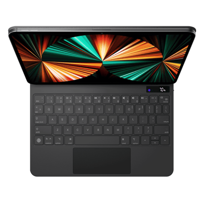 SpacePad Pro iPad Keyboard - Black - (iPad Air 11 (4th–5th Gen) / Pro 11) on iPad showing stability and design.