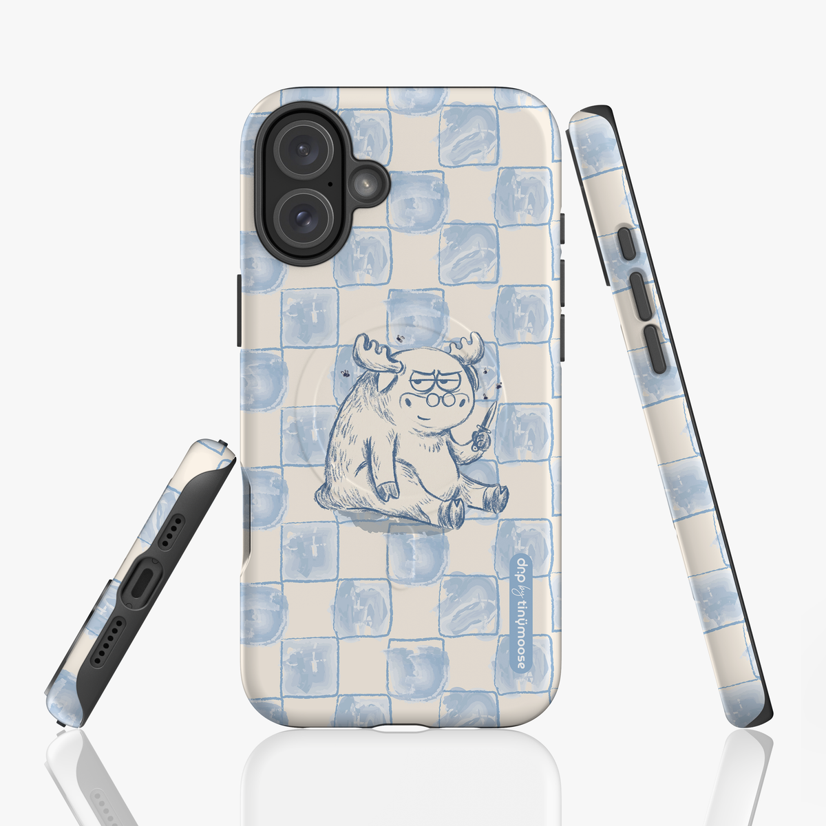 Grumpy Moose Glossy MagSafe Tough Case for iPhone